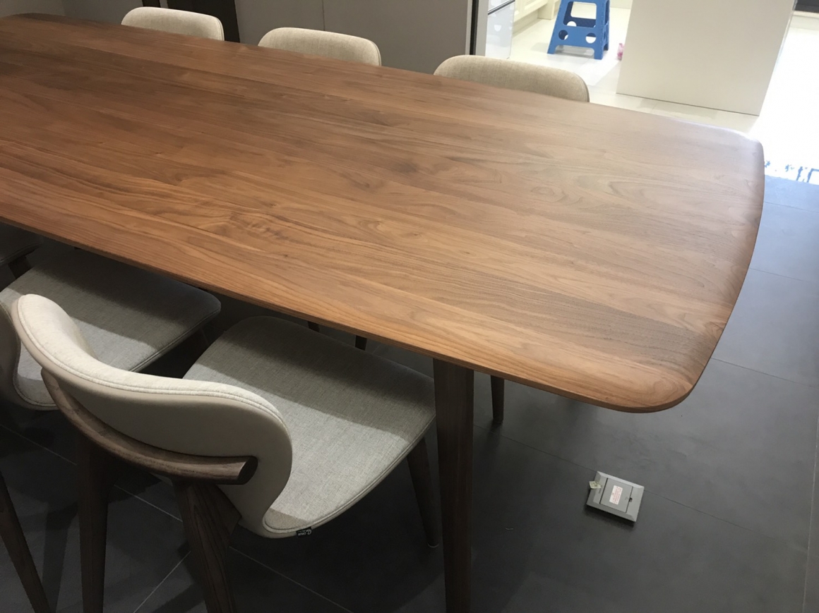 松德213_胡桃木餐桌 / 餐桌訂製，北美胡桃木