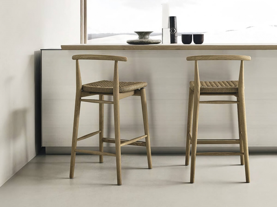 Jens stool by B&B Italia / 實木吧檯椅,橡木吧檯椅,吧檯椅訂製 B&B_Jens_001