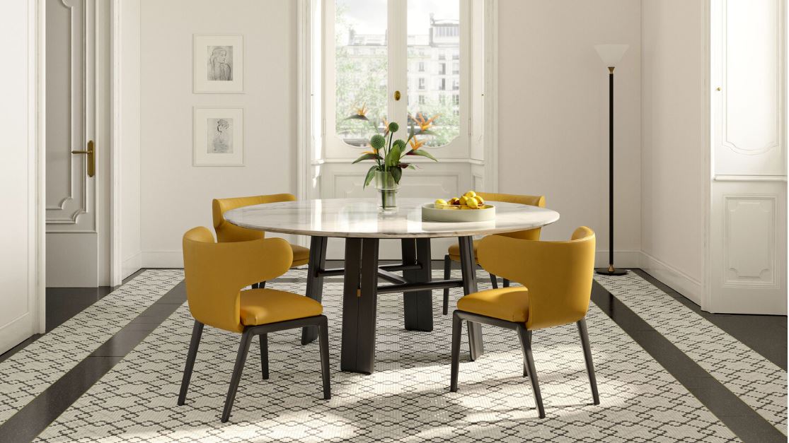 Duo Round Table by Poltrona Frau / 大理石圓桌,現代餐桌,餐桌訂製-松德213 PoltronaFrau_DuoRound (4)