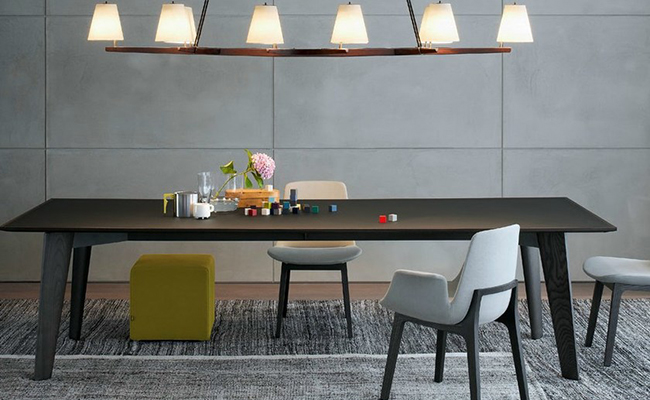 Howard Table by Poliform / 實木餐桌, 胡桃木餐桌, 梣木餐桌 Poliform_Howard table (5)A