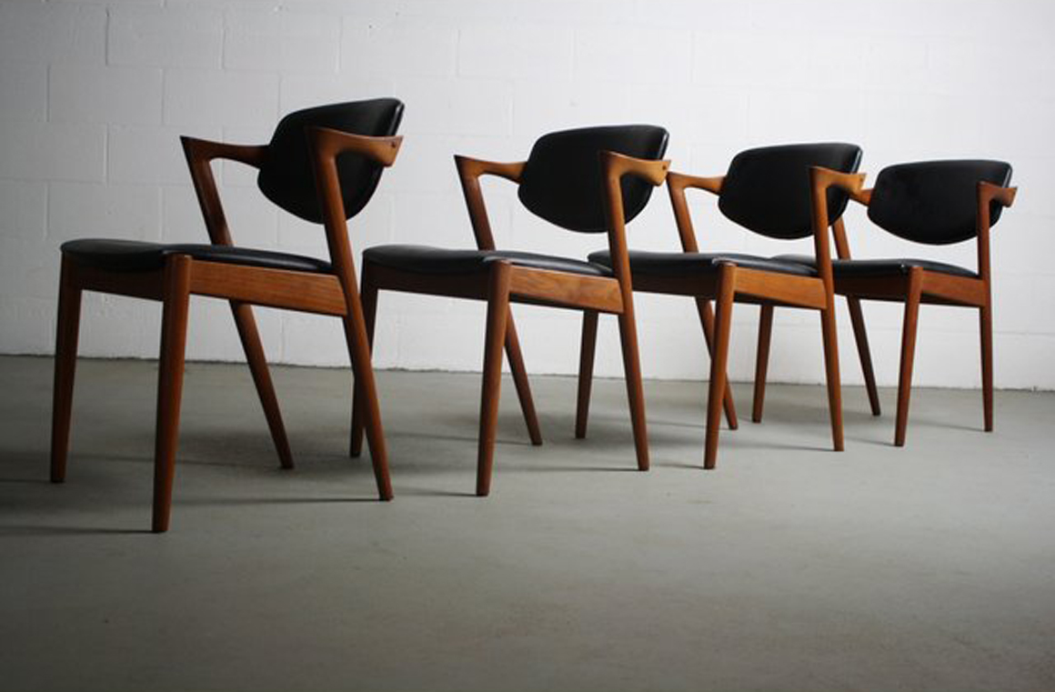No.42 Chair by Kai Kristiansen, Teak-Chair, 實木餐椅
