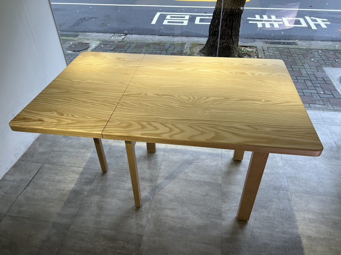 松德213 - 梣木摺疊桌訂製、摺疊餐桌、北美白蠟木、訂製餐桌 IMG_9996